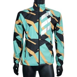 Adidas Terrex Windbreaker Trail Running Jacket Acid Mint NWT